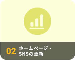 ホームページ・SNSの更新